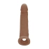 Color* Dilyana- Cyber Leather Penis Extender with Testicle Grip Real Rock Mocha Color* Dilyana- Cyber Leather Penis Extender with Testicle Grip Real Rock Mocha