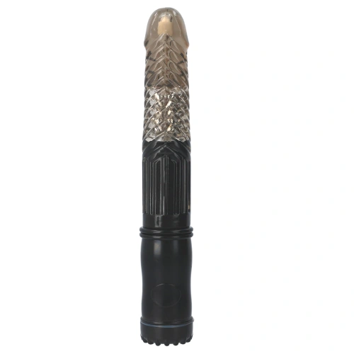 Rabbit Vibrator with Rotating End and Pearls GC Black [3]
