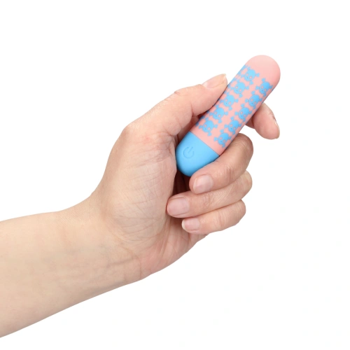 Shots Bone To Be Wild Rechargeable Bullet Vibrator Pink Blue [6]