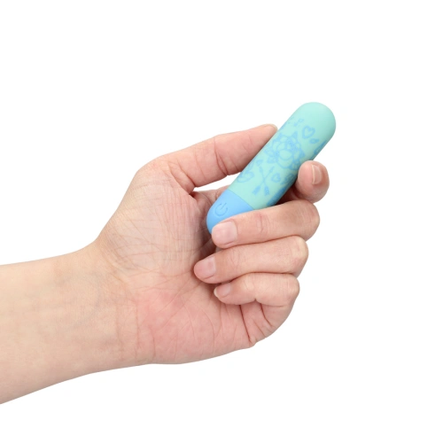 Shots I'm Drawn To You Rechargeable Bullet Vibrator Green and Blue [5]