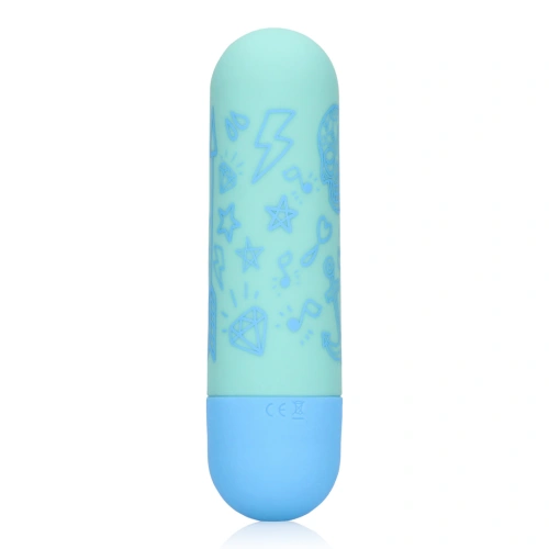 Shots I'm Drawn To You Rechargeable Bullet Vibrator Green and Blue [6]