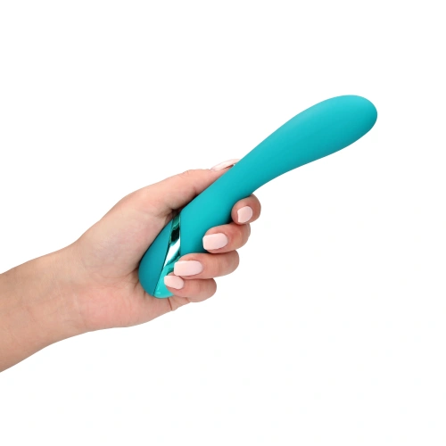 Nina - Rechargeable silicone G-spot vibrator Smooth teal [3]