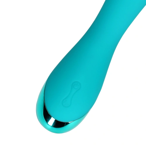Nina - Rechargeable silicone G-spot vibrator Smooth teal [7]