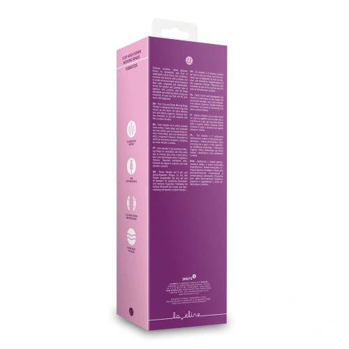 3 Up-And-Down Moving Rings Loveline Rechargeable Silicone Rabbit Vibrator [10]
