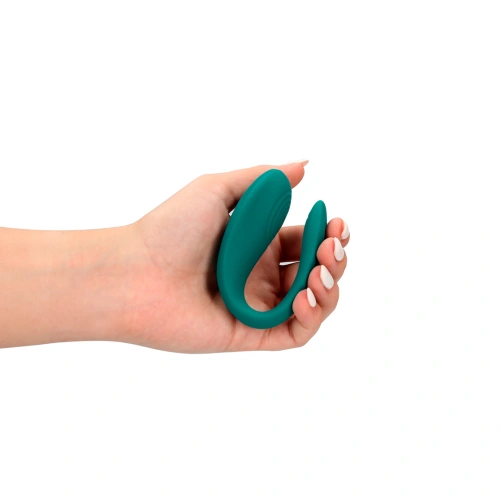 Loveline Couple Toy Rechargeable Silicone Couple Vibrator with Remote Control [3]
