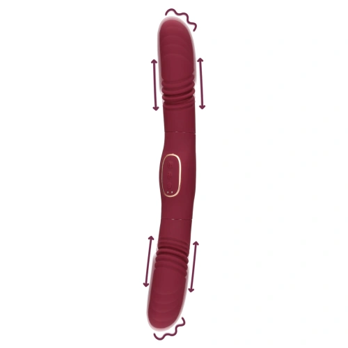 Nina - Rechargeable bilaterally pushing vibrator LoveLine Double -Sided Nina - Rechargeable bilaterally pushing vibrator LoveLine Double -Sided