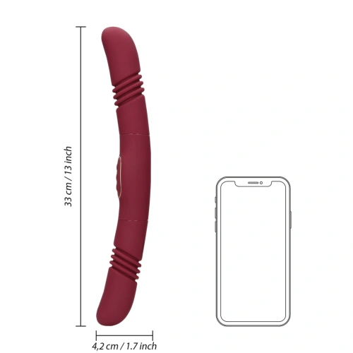 Nina - Rechargeable bilaterally pushing vibrator LoveLine Double -Sided [7]