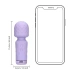Rechargeable Silicone Mini Wand Massager Loveline Night Magic Purple [4]