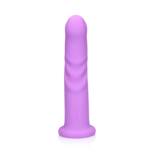 Rechargeable rotating G-spot vibrator made of soft silicone Loveline Rotating Vibrator purple [2]