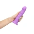 Rechargeable rotating G-spot vibrator made of soft silicone Loveline Rotating Vibrator purple [3]