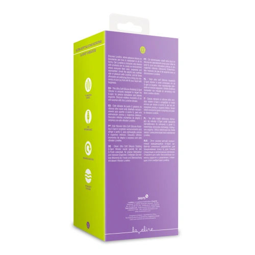 Rechargeable rotating G-spot vibrator made of soft silicone Loveline Rotating Vibrator purple [9]
