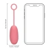Nina - Rechargeable Silicone Vibro Egg with Remote Control Loveline Egg Vibrator [7]