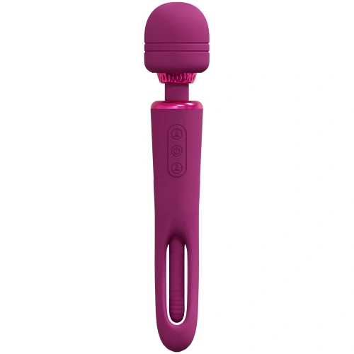 Nina 2 in 1 Wand massager with innovative G-spot vibrator Vive Kiku pink [1]