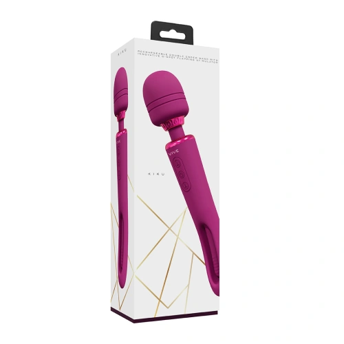 Nina 2 in 1 Wand massager with innovative G-spot vibrator Vive Kiku pink [4]