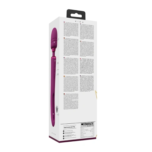 Nina 2 in 1 Wand massager with innovative G-spot vibrator Vive Kiku pink [5]