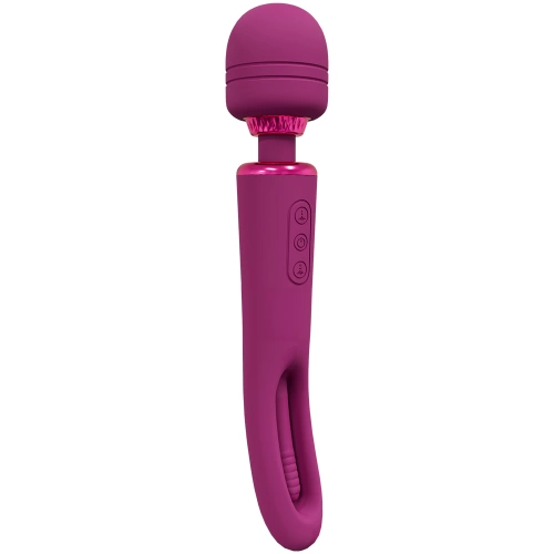 Nina 2 in 1 Wand massager with innovative G-spot vibrator Vive Kiku pink Nina 2 in 1 Wand massager with innovative G-spot vibrator Vive Kiku pink