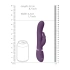 Nina - Vive May Rechargeable Silicone Rabbit Vibrator with 3 Motors Purple [4]