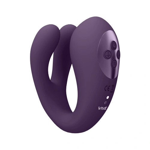 **Nina - Vive Yoko 3 Motor Rechargeable Silicone Stimulator Purple [1]
