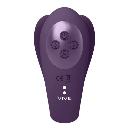 **Nina - Vive Yoko 3 Motor Rechargeable Silicone Stimulator Purple [3]