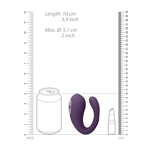 **Nina - Vive Yoko 3 Motor Rechargeable Silicone Stimulator Purple [5]