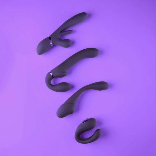 **Nina - Vive Yoko 3 Motor Rechargeable Silicone Stimulator Purple [7]
