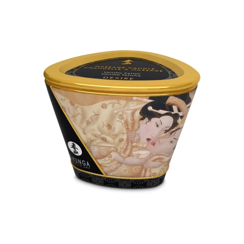 Shunga Desire vanilla scented massage candle [2]