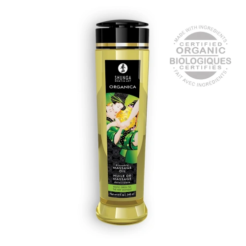 Massage oil Shunga Organica green tea 240 ml. [1]