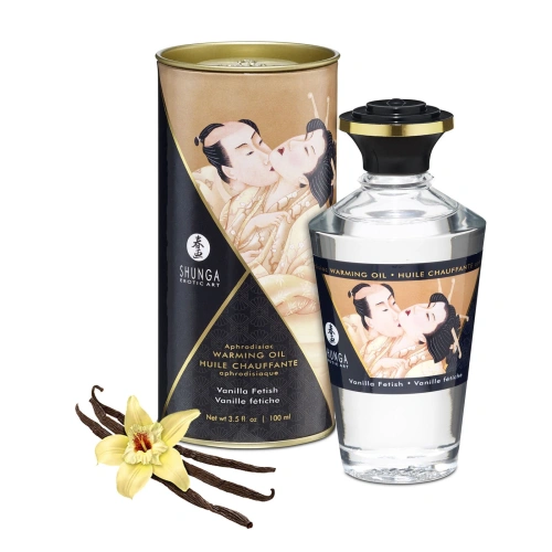 Warming oil for erogenous zones Shunga vanilla 100 ml. [1]