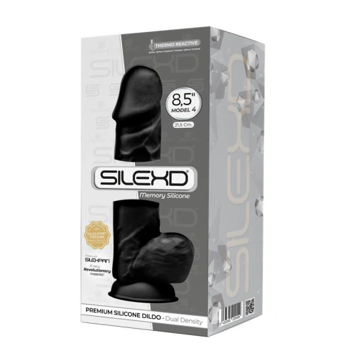 Revolutionary double layer silicone dildo SilexD 8.5" Model 4 black [6]