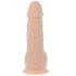 SilexD 8.5" Model 4 Flesh Double Layer Vibrating Silicone Testicle Dildo [2]