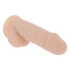 SilexD 8.5" Model 4 Flesh Double Layer Vibrating Silicone Testicle Dildo [5]