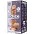 SilexD 8.5" Model 4 Flesh Double Layer Vibrating Silicone Testicle Dildo [7]