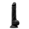 Revolutionary double-layer silicone testicle dildo SilexD 9.5" Model 1 black