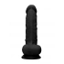 Revolutionary double layer silicone dildo SilexD 7'' Model 1 black [1]