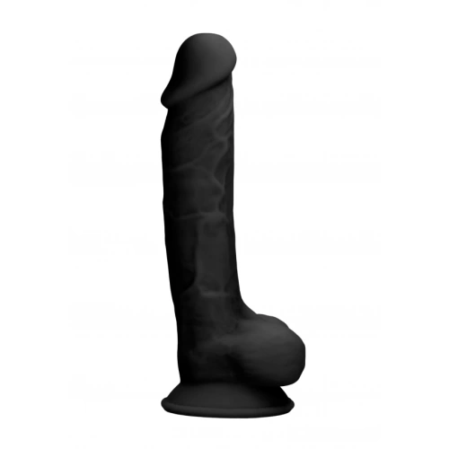 Revolutionary double layer silicone dildo SilexD 7'' Model 1 black