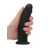 Revolutionary double layer silicone dildo SilexD 6" Model 2 black [5]