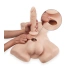*Color Nina - Veronica - Realistic Masturbator - Silicone Body with Dildo Silexd Apollo L Caramel [5]