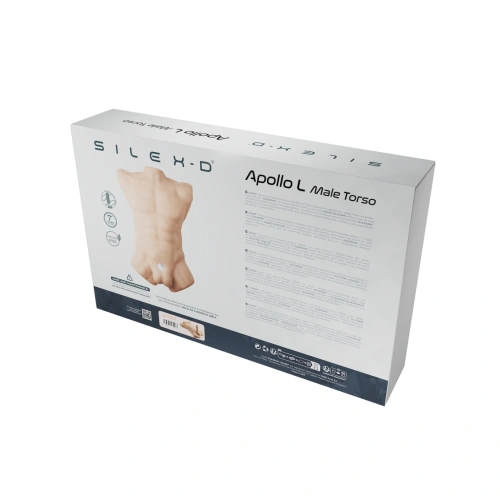 *Color Nina - Veronica - Realistic Masturbator - Silicone Body with Dildo Silexd Apollo L Caramel [7]