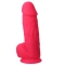 Rechargeable double layer vibrating dildo SilexD 8.5" Model 4 pink