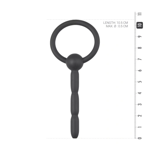 Sinner Ribbed Penis Plug Silicone Urethral Dilator [3]