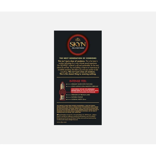 10 pcs Skyn ​​Intense Feel non-latex ribbed condoms [3]