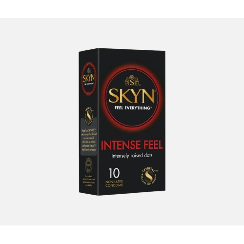 10 pcs Skyn ​​Intense Feel non-latex ribbed condoms