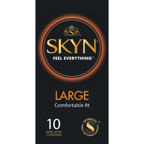 10 pcs. Skyn Large Non-Latex Condoms 10 pcs. Skyn Large Non-Latex Condoms