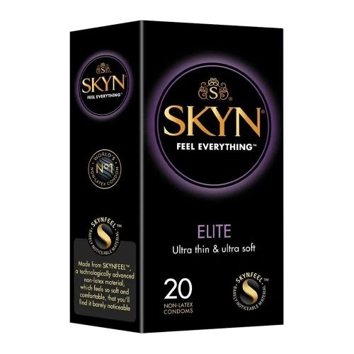 20 pcs Skyn Elite non-latex thin condoms 20 pcs Skyn Elite non-latex thin condoms