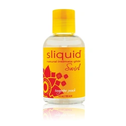 Nina - Water-based vegan lubricant Sliquid Swirl tangerine and peach flavor