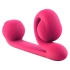 Rechargeable 2 in 1 vibrator with original design Snail Vibe pink
