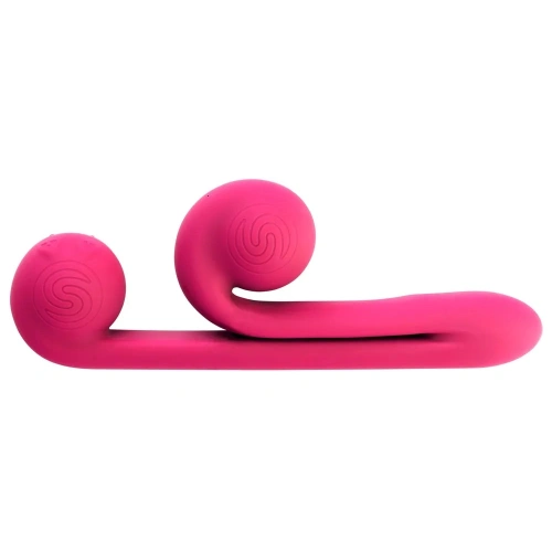 Rechargeable 2 in 1 vibrator with original design Snail Vibe pink [8]