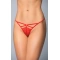 Thongs with lace Softline 2473 red