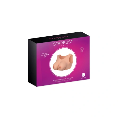 No idea what category to put it in - Nina - Starbust Paris C Light Flesh Realistic Silicone Bust [2]