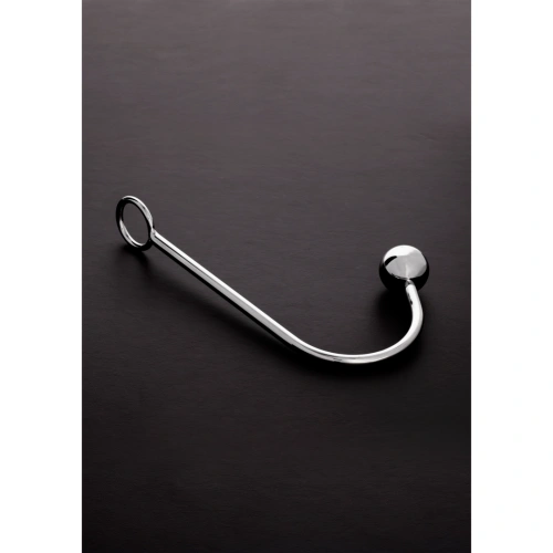 Metal anal hook with a TRIUNE TMS2341M ball